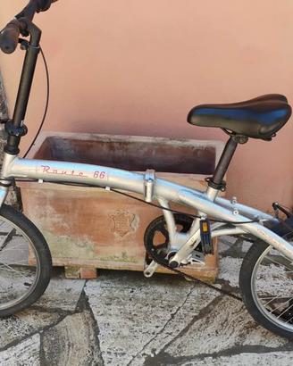 bicicletta  in alluminio  pieghevole