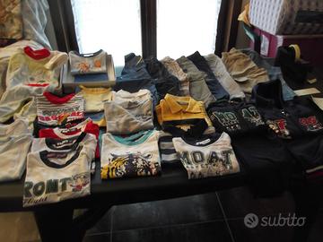 Lotto vestiti usati bambino bimbo 12 mesi maschio