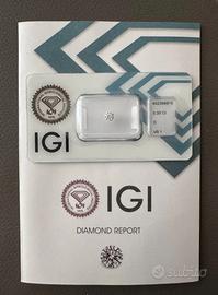 Diamante (Naturale) - 0.30 ct - D - VS1