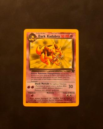 Carta Pokemon -Dark Kadabra ITA 1999/2000