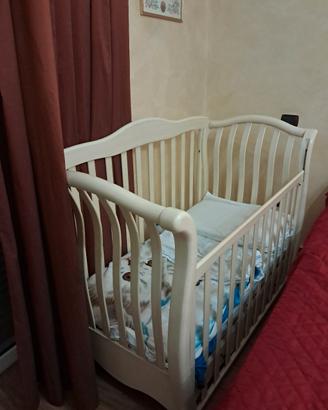 culla in legno decapato