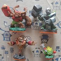 Skylanders Giants e Trap team lotto 4 personaggi