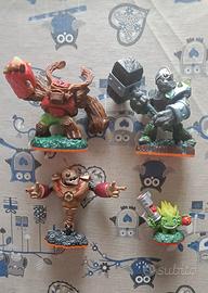 Skylanders Giants e Trap team lotto 4 personaggi