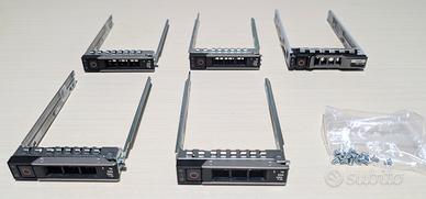 5x Caddy Dell 2.5" SAS/SATA - 4x DXD9H + 1x 08FXKC