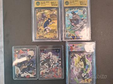 Lotto carte Naruto Kayou - Numerate e gradate 