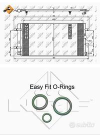 Radiatore aria condizionata