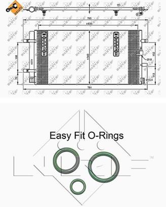 Radiatore aria condizionata