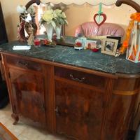 Sala legno scuro anticato