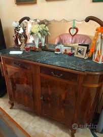 Sala legno scuro anticato