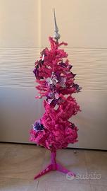 Albero di natale rosa