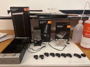Ek custom loop kit waterblock+ radiatore+ pompa