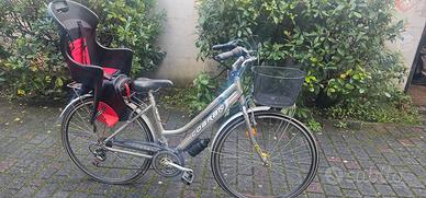 Bicicletta Cobran in alluminio con seggiolino 
