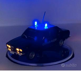 Modellini con luci, alfetta anni 70 carabinieri