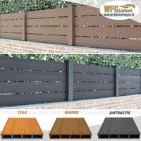 Listoni WPC recinzione staccionata doghe recinto