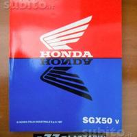 Manuale officina originale Honda SGX 50 v