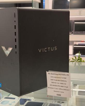 Pc VICTUS L15 - i7 12700F - 16/ 3TB - RTX 3060