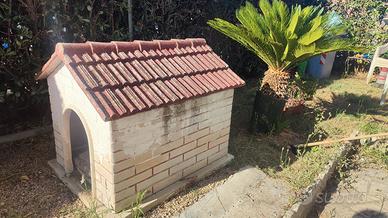 cuccia per cani in mattoni