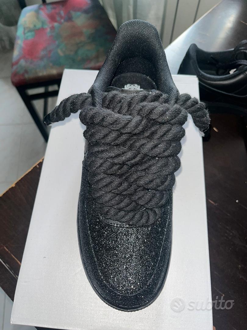 Air force nere con suola marrone clearance