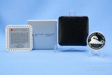 Moneta argento canada 1986 - commemorativa