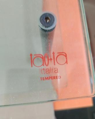 base girevole televisione cristallo 