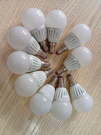 10 lampadine led 3W 3000K E14