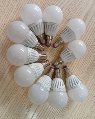 10 lampadine led 3W 3000K E14