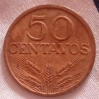Moneta da 50 Centavos Portogallo del 1973