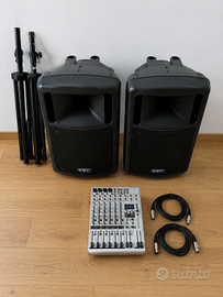 Impianto audio completo case FBT