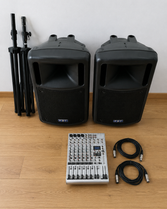 Impianto audio completo case FBT