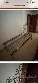 Letto singolo ottone