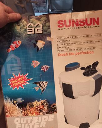 filtro esterno per acquario nuovo 