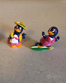 2 Pingui Beach sorprese Ovetti Kinder del 1994