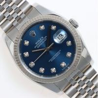 Rolex Datejust 36 116234 Blu Diamanti 2005