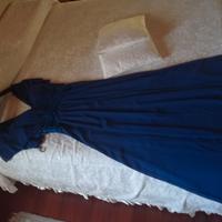 vestito blu elegante 