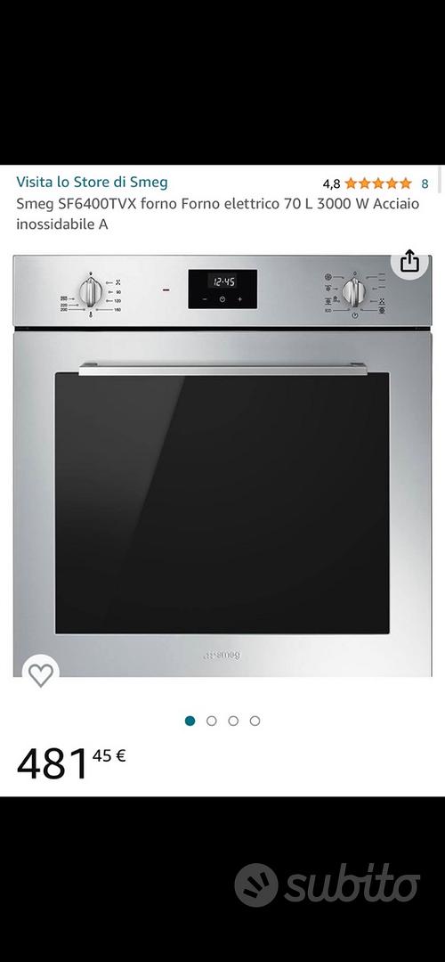 Smeg Forno Elettrico Ventilato da Incasso Multifunzione 70 L