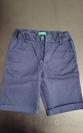 Bermuda in cotone benetton taglia 7/8 anni - 130cm