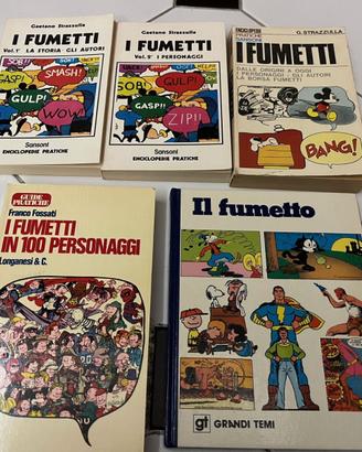 4 Libri sui Fumetti degli anni '70