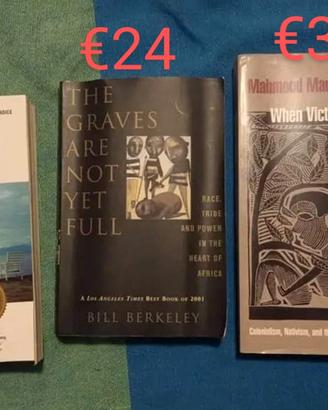 Libri rari in inglese sul genocidio rwandese 