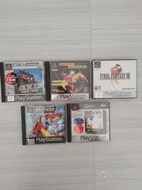 5 Giochi PS1  (Final Fantasy VIII, Digimon)