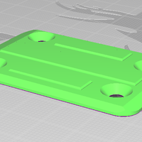 piastra paraurti  telaio inferiore Kyosho MP9/MP10