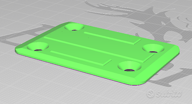 piastra paraurti  telaio inferiore Kyosho MP9/MP10