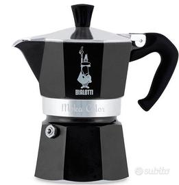Moka Express Color, 3 Tazze, Manico Anti Scottatur