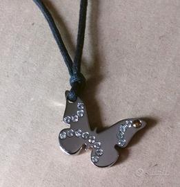 Collana Morellato ciondolo farfalla e cristalli