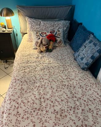 Letto singolo contenitore con materasso