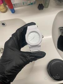 Orologio bianco minimal unisex-desing elegante