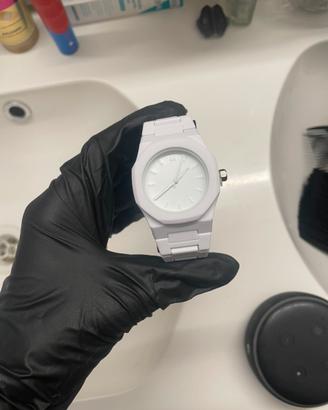 Orologio bianco minimal unisex-desing elegante