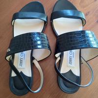 sandali neri Jimmy Choo