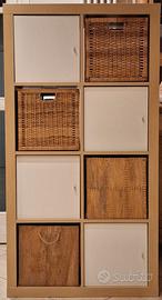 Scaffale libreria vintage