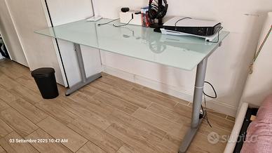 Scrivania vetro temperato PC /ufficio 