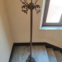 Appendiabiti da terra in ferro battuto